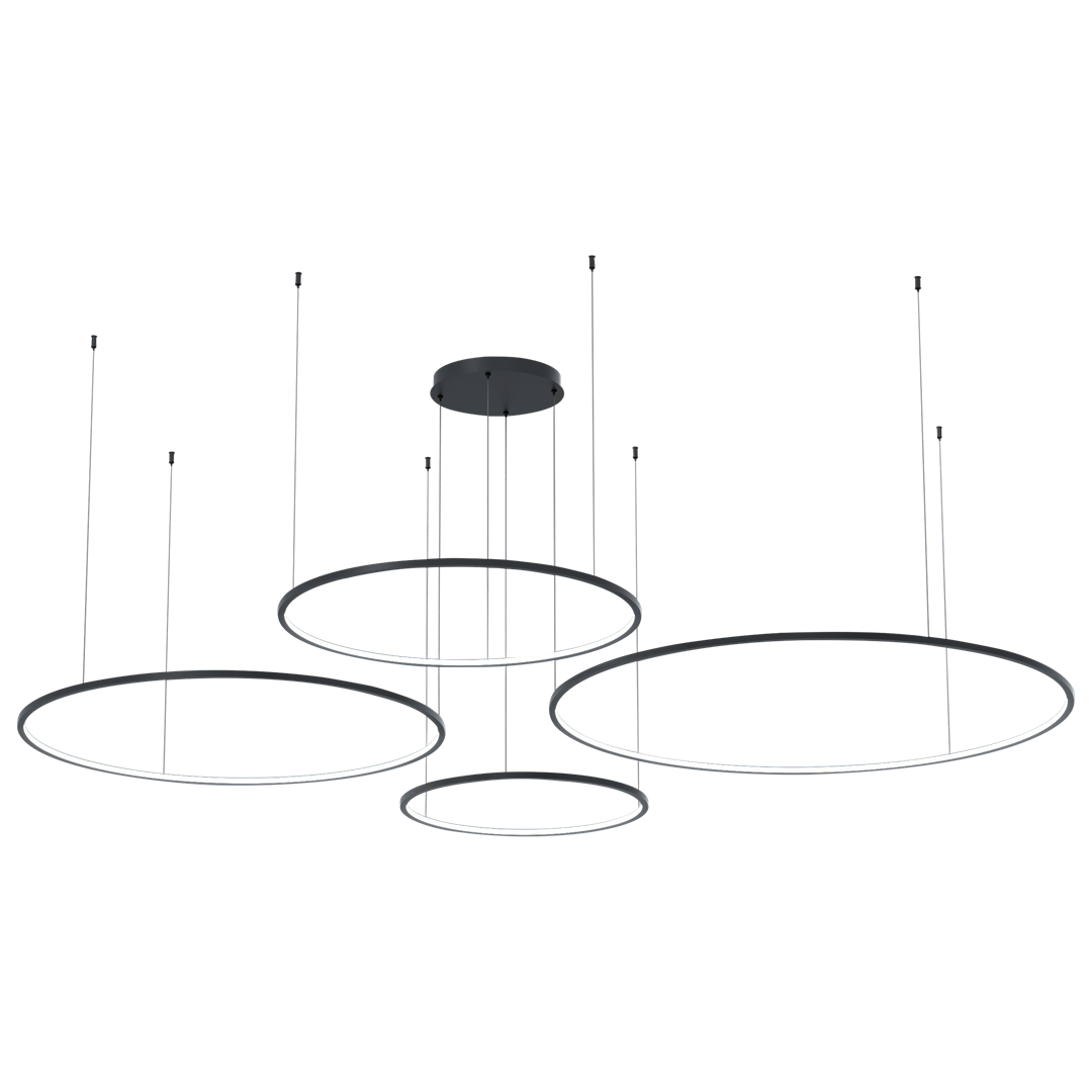 Lampa wisząca Saturno Black 120W LED ML0848 - Milagro - obrazek 6
