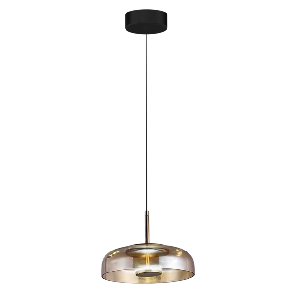 Lampa wisząca VETRO AMBER 6W ML1045 - Milagro