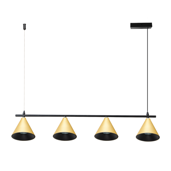 Lampa wisząca Cone Złoty 4xGU10 ML1125 - Milagro