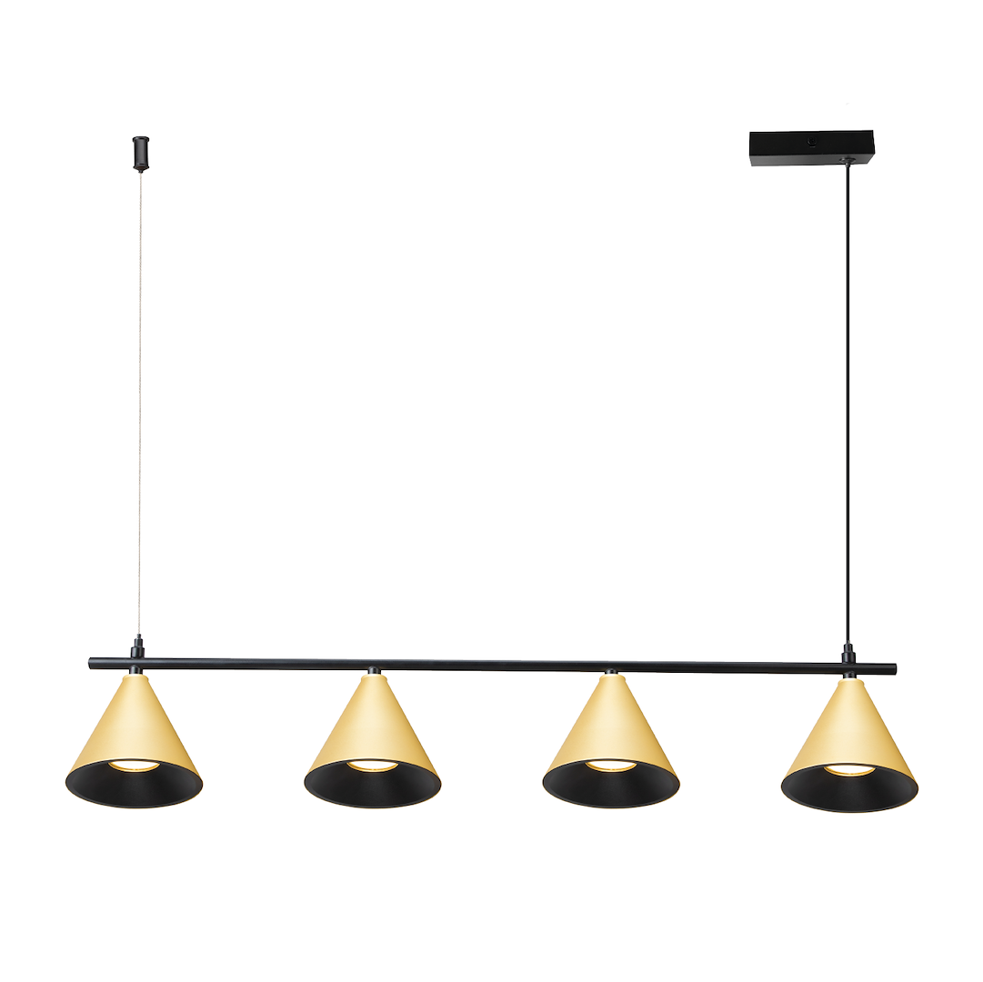Lampa wisząca Cone Złoty 4xGU10 ML1125 - Milagro - obrazek 2