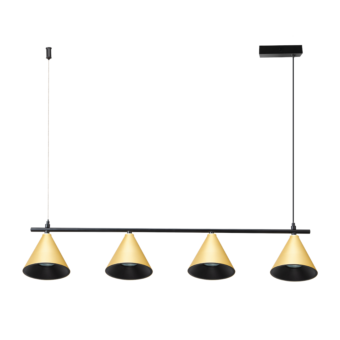 Lampa wisząca Cone Złoty 4xGU10 ML1125 - Milagro - obrazek 6