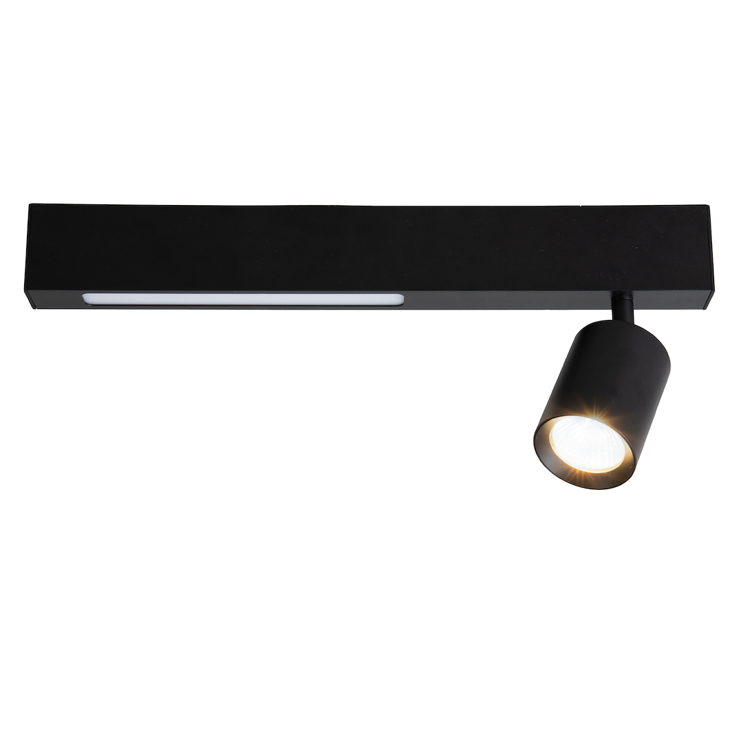 Lampa sufitowa Magnet 9W+1xGU10 3000/4000 Czarny ML1130 - Milagro - obrazek 2