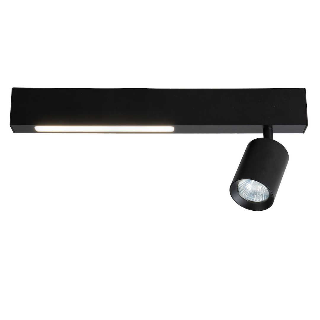 Lampa sufitowa Magnet 9W+1xGU10 3000/4000 Czarny ML1130 - Milagro - obrazek 3