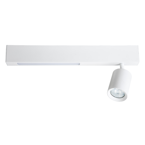 Lampa sufitowa Magnet 9W+1xGU10 3000/4000 Biały ML1131 - Milagro