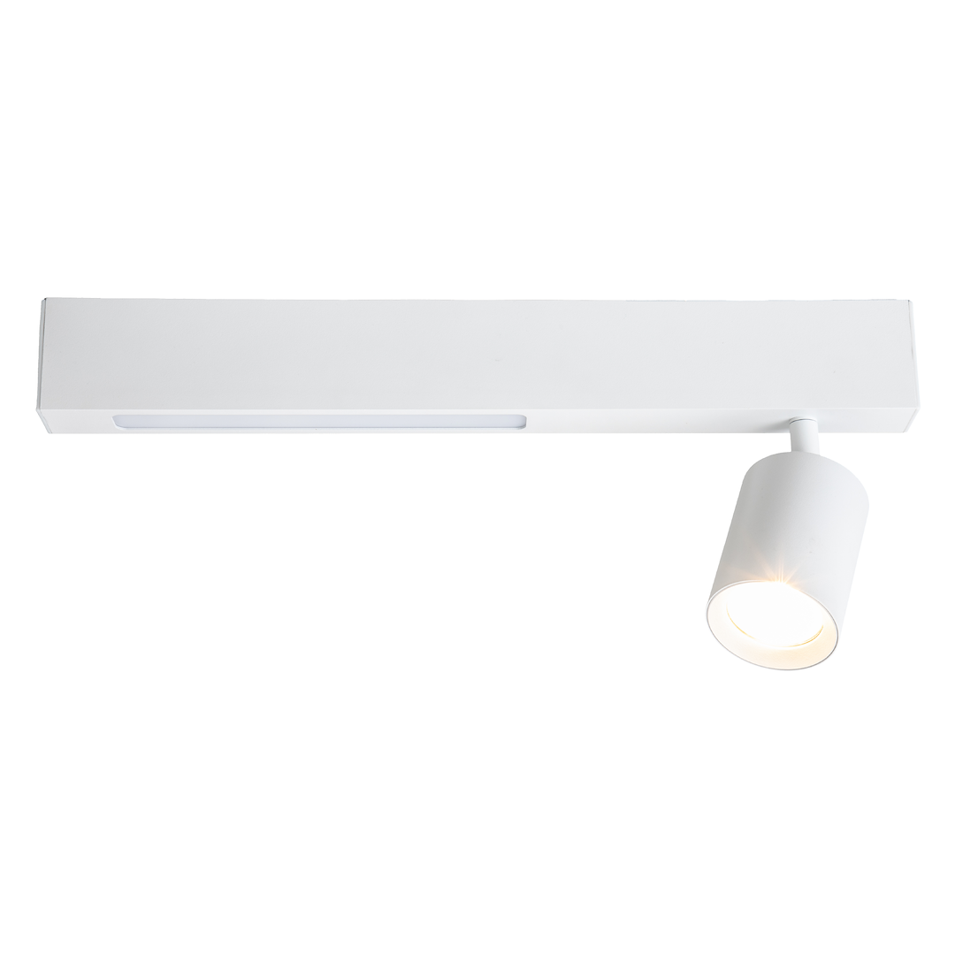 Lampa sufitowa Magnet 9W+1xGU10 3000/4000 Biały ML1131 - Milagro - obrazek 2