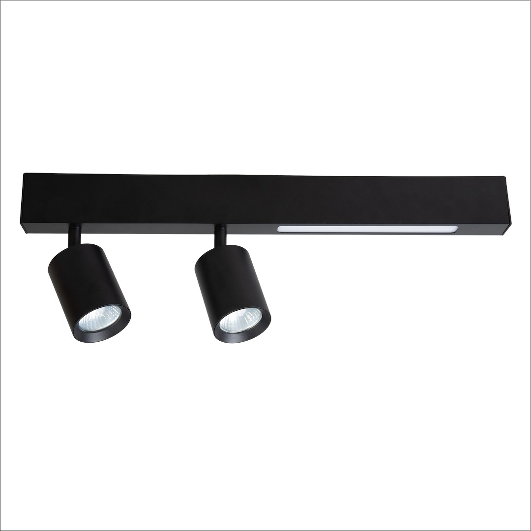 Lampa sufitowa Magnet 9W+2xGU10 3000/4000 Czarny ML1132 - Milagro - obrazek 7