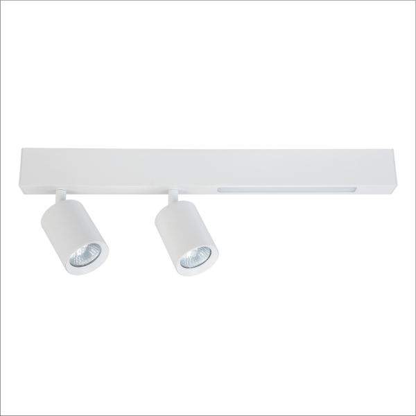 Lampa sufitowa Magnet 9W+2xGU10 3000/4000 Biały ML1133 - Milagro