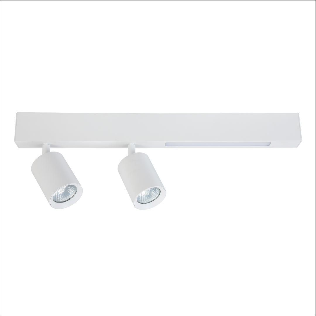 Lampa sufitowa Magnet 9W+2xGU10 3000/4000 Biały ML1133 - Milagro