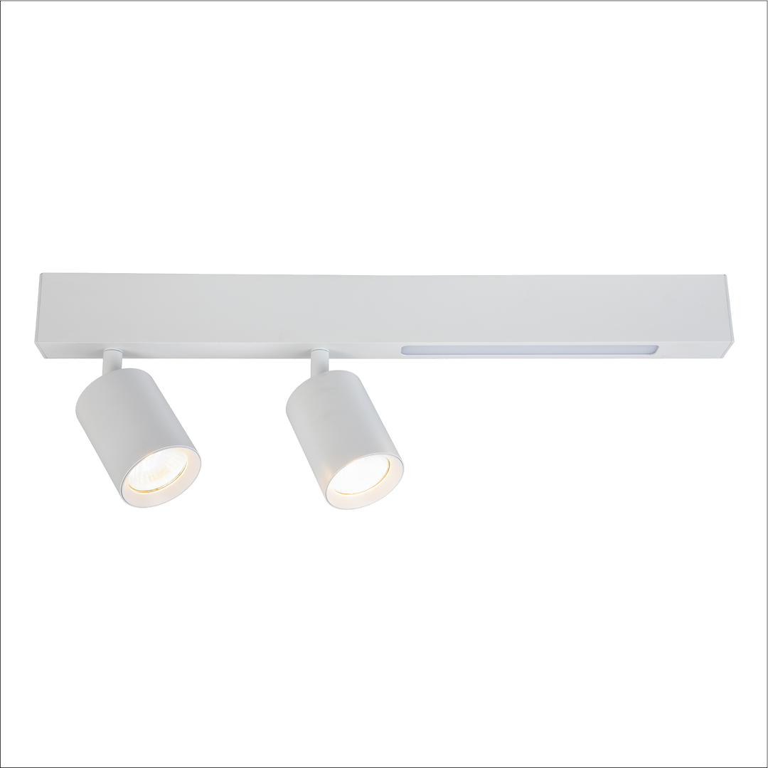 Lampa sufitowa Magnet 9W+2xGU10 3000/4000 Biały ML1133 - Milagro - obrazek 2