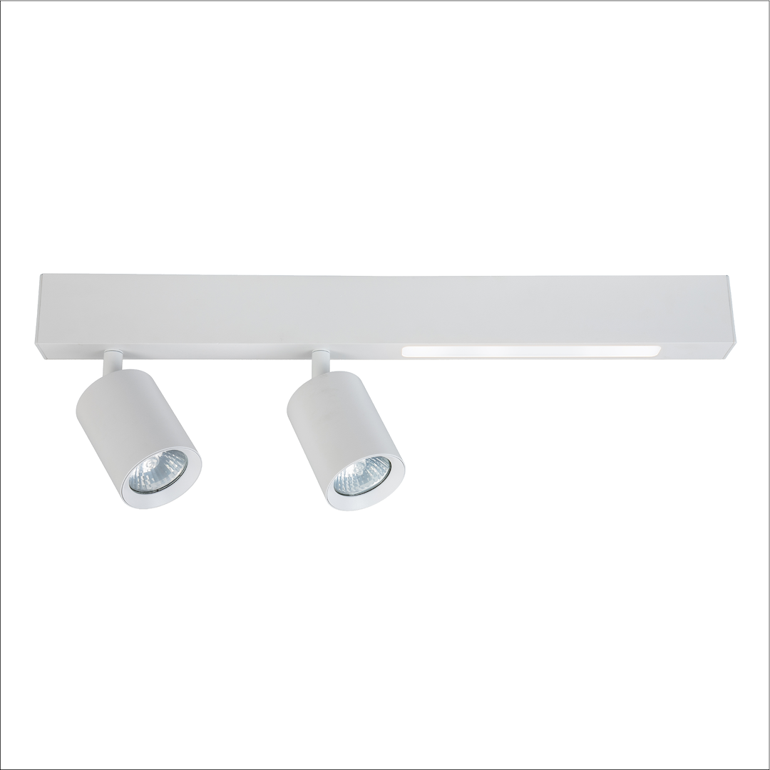 Lampa sufitowa Magnet 9W+2xGU10 3000/4000 Biały ML1133 - Milagro - obrazek 3