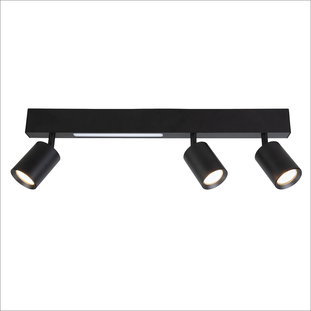 Lampa sufitowa Magnet 9W+3xGU10 3000/4000 Czarny ML1134 - Milagro - obrazek 2