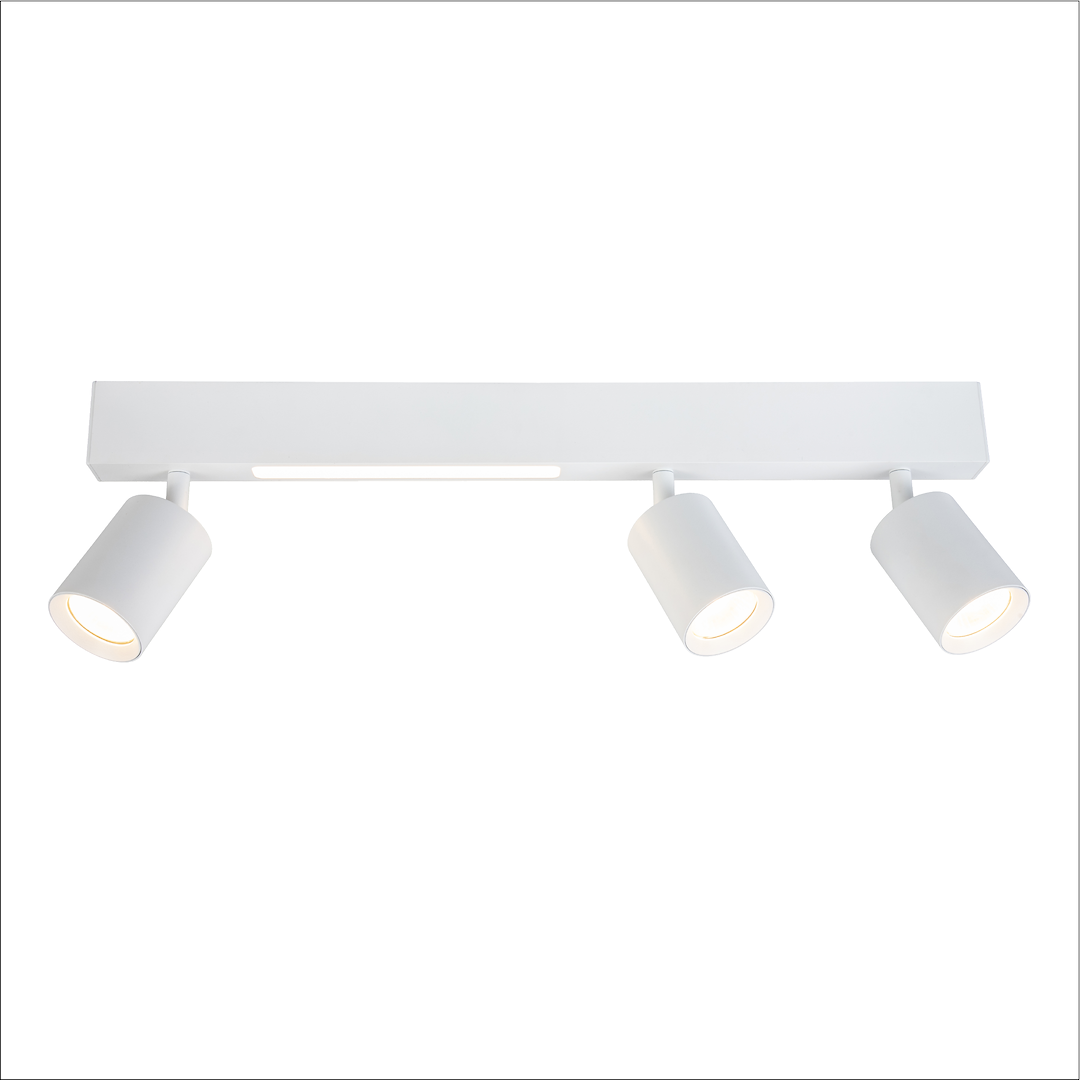 Lampa sufitowa Magnet 9W+3xGU10 3000/4000 Biały ML1135 - Milagro - obrazek 4