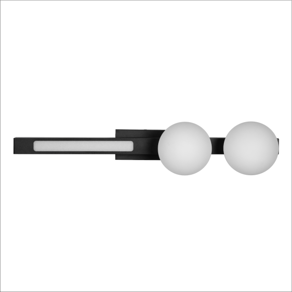 Kinkiet Magnet 13W+2xG9 3000/4000 Czarny ML1138 - Milagro
