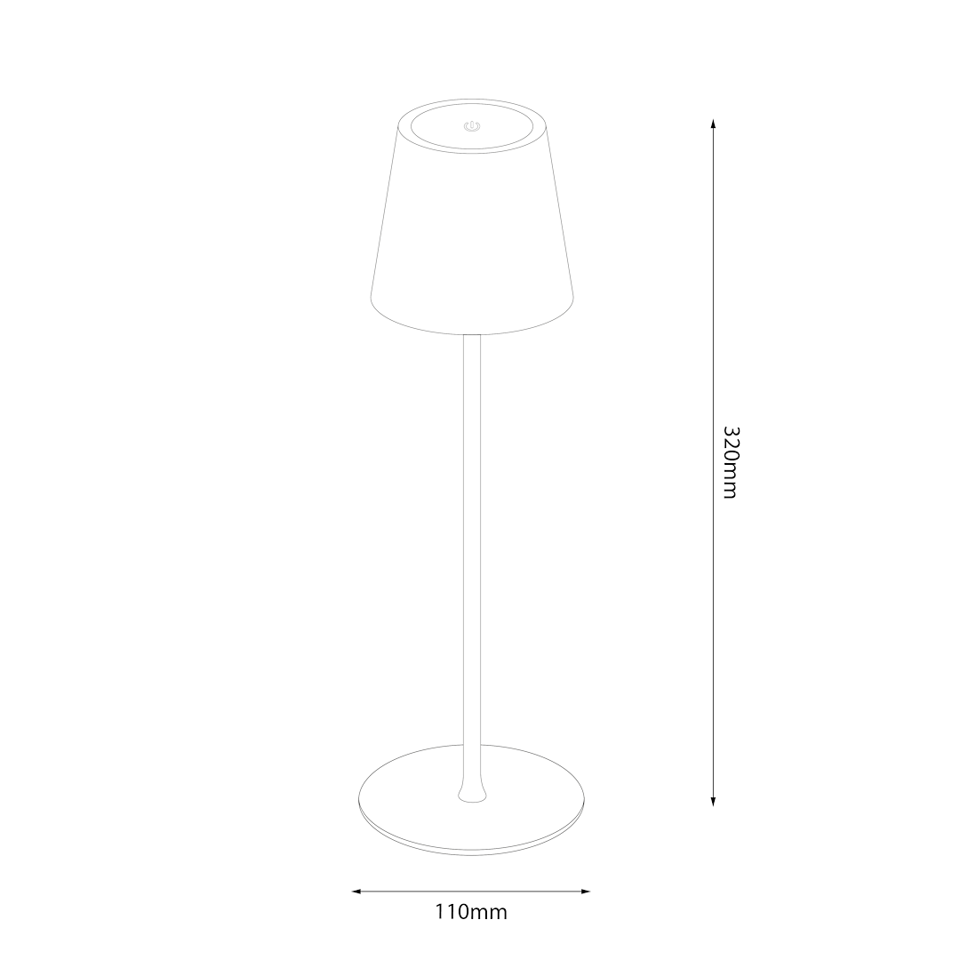 Lampka nocna Toscana black 2W ML1293 - Milagro - obrazek 4
