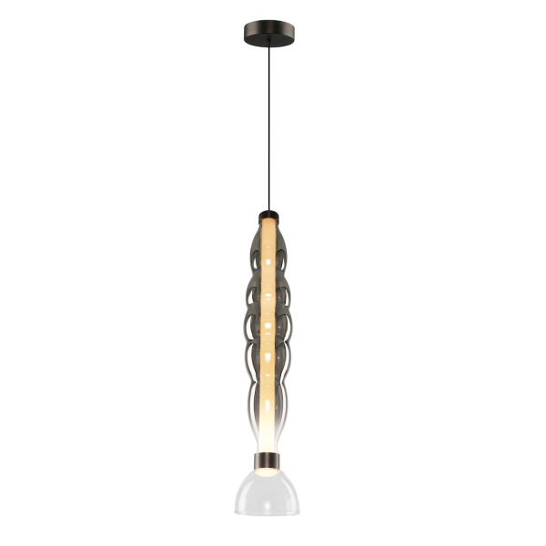 Lampa wisząca LUCCO smoked 18W ML1415 - Milagro