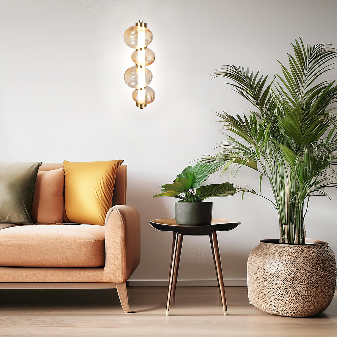 Lampa wisząca BOLLA GOLD 17W LED ML1422 - Milagro - obrazek 3