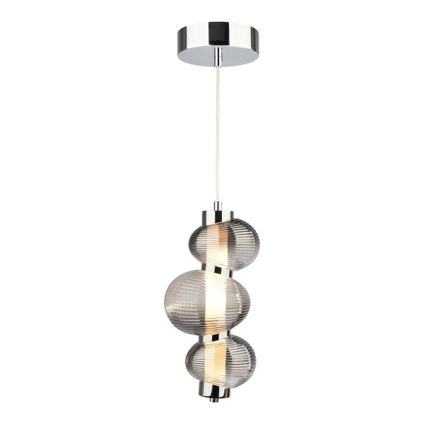 Lampa wisząca BOLLA SMOKED 12W LED ML1425 - Milagro