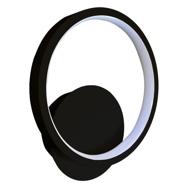 Kinkiet HOOP BLACK 7W LED ML1540 - Milagro