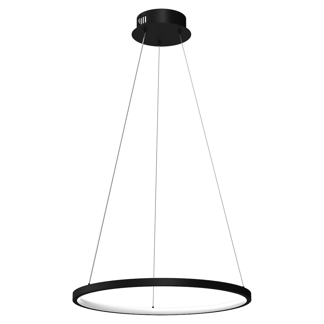 Lampa wisząca HOOP BLACK 27W LED ML1541 - Milagro