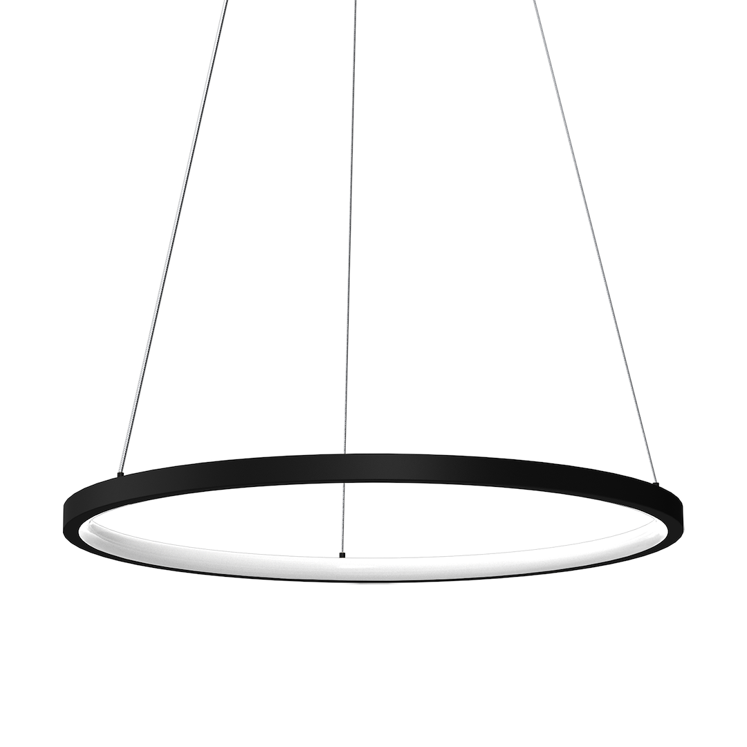 Lampa wisząca HOOP BLACK 27W LED ML1541 - Milagro - obrazek 2