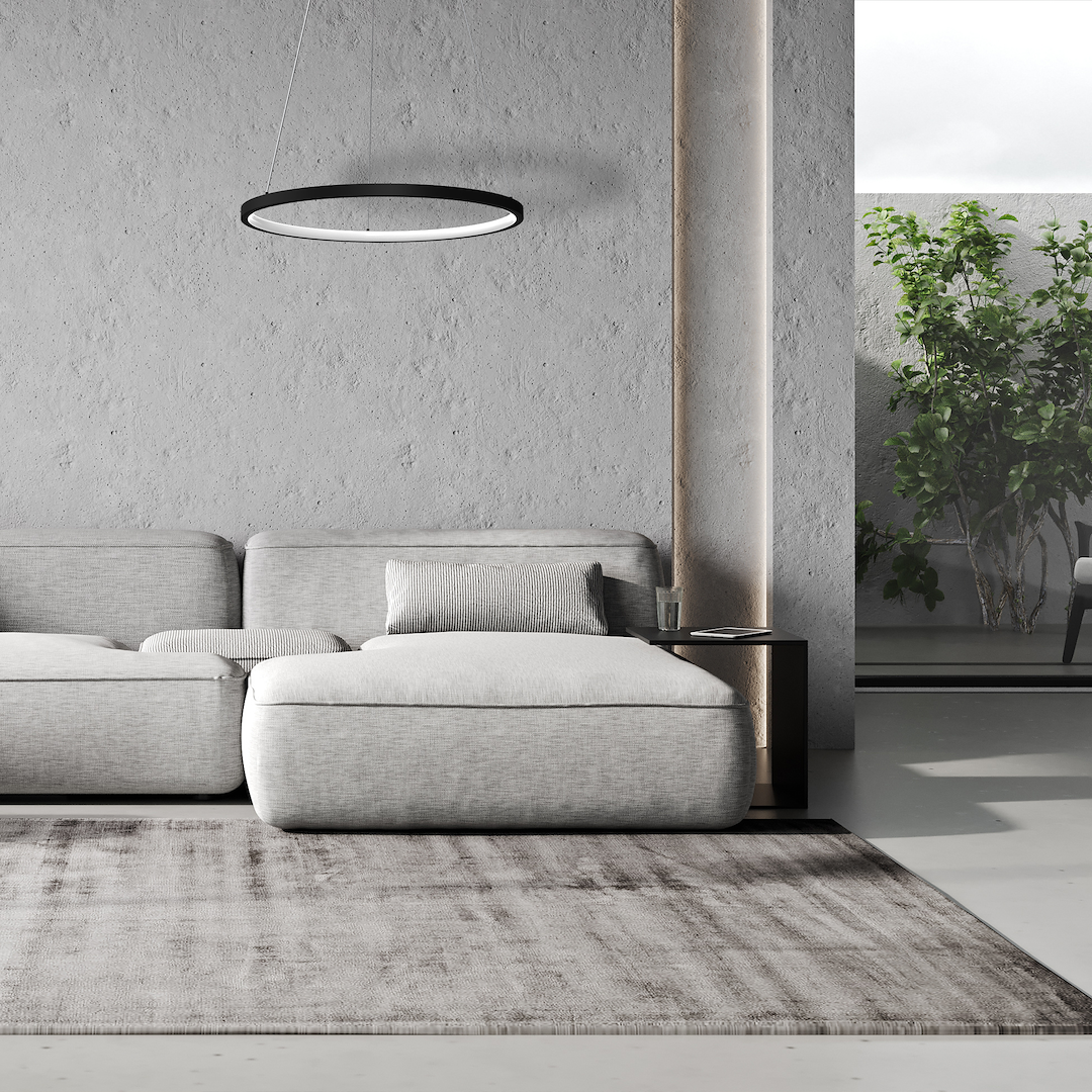 Lampa wisząca HOOP BLACK 27W LED ML1541 - Milagro - obrazek 4