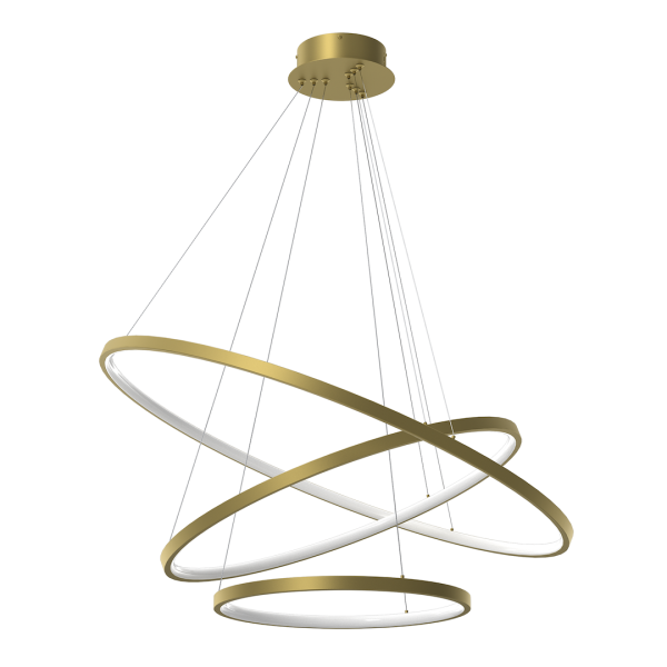 Lampa wisząca HOOP GOLD 93W LED ML1547 - Milagro