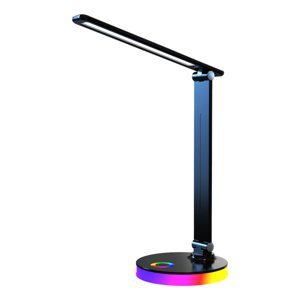 Lampka biurkowa Bruno Black 5W LED RGB ML1628 - Milagro