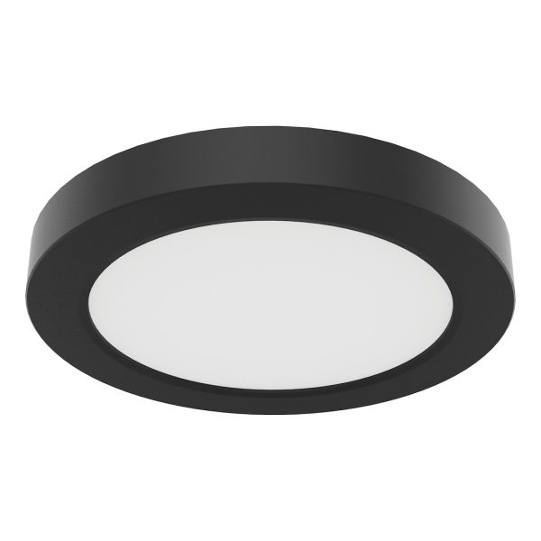 Plafon Evora Czarny Round 6W 3CCT ML1789 - Milagro