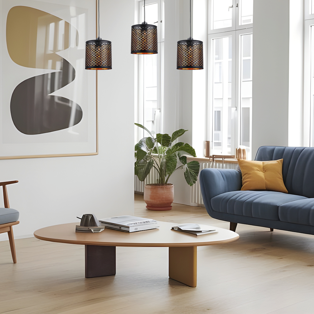 Lampa wisząca MORGAN 3xE27 ML1801 - Milagro - obrazek 3