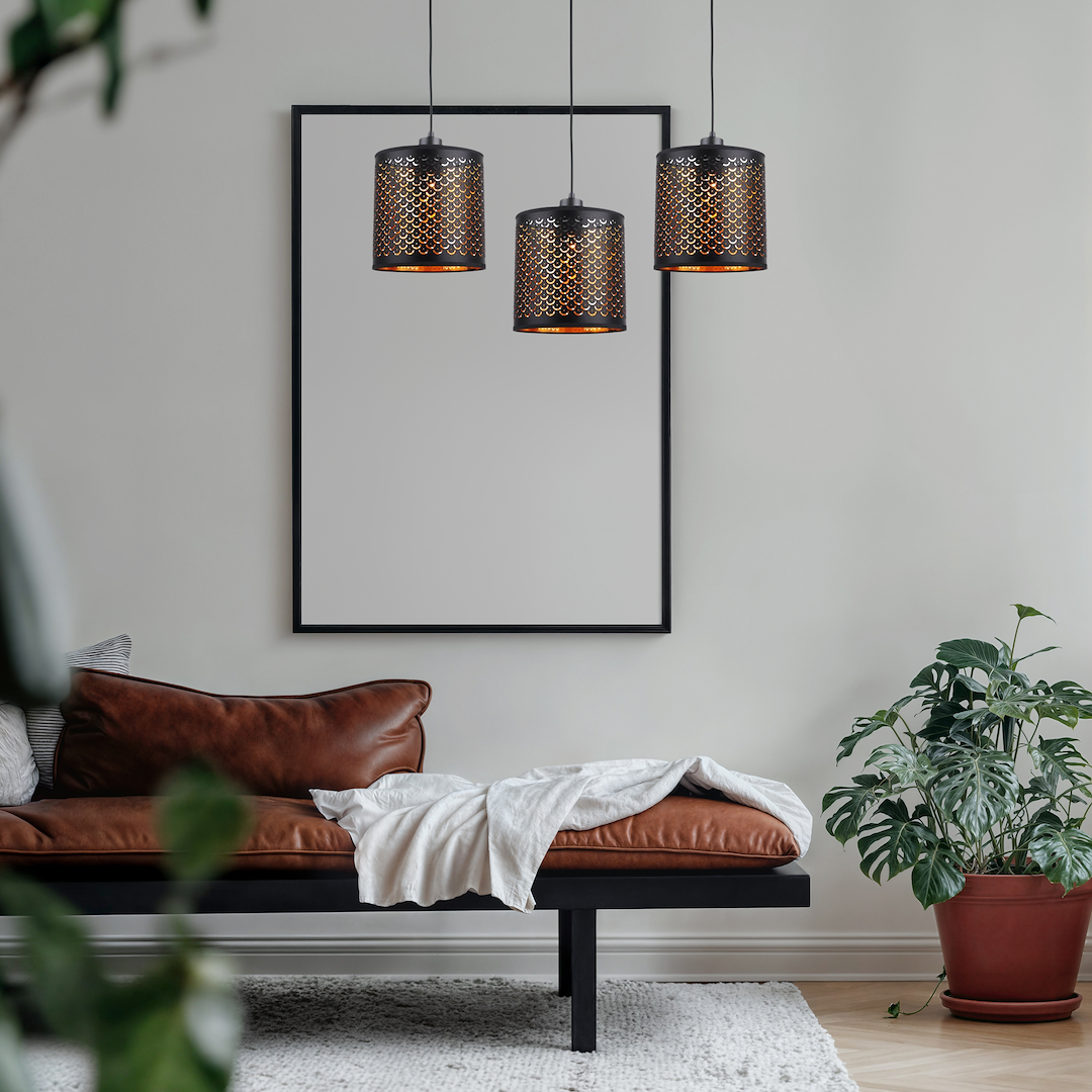 Lampa wisząca MORGAN 3xE27 ML1801 - Milagro - obrazek 4
