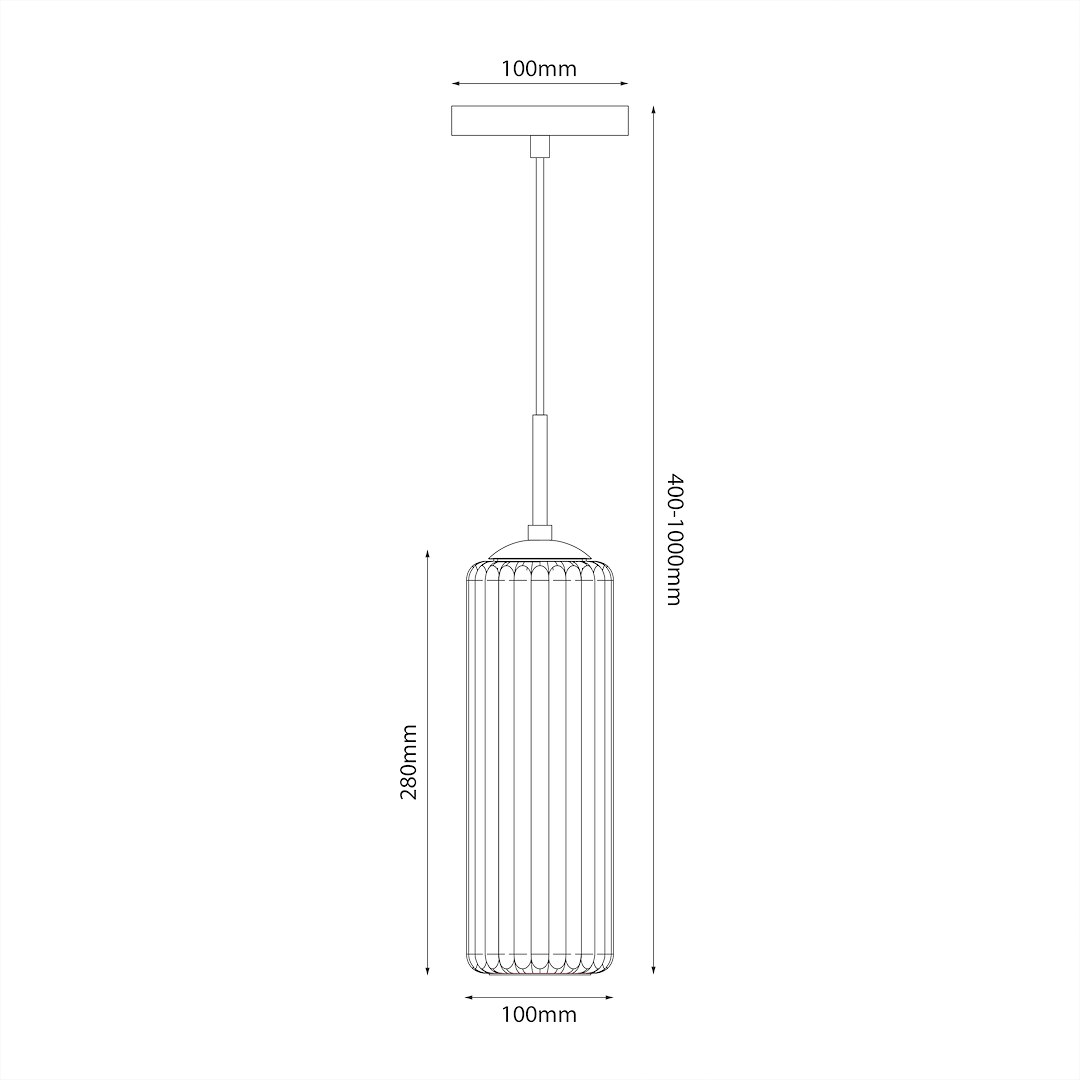 Lampa wiszaca Vesta 1xE27 ML1803 - Milagro - obrazek 8