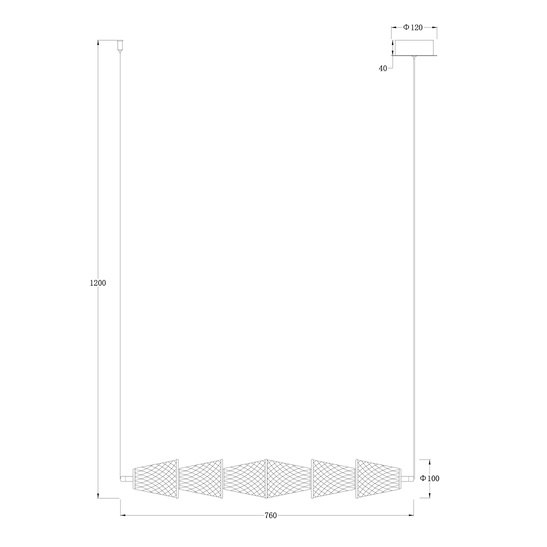 Lampa wisząca SANSA 11W LED ML1821 - Milagro - obrazek 6
