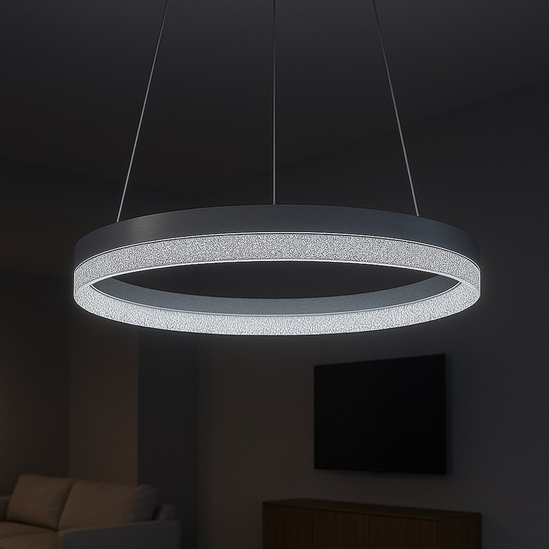 Lampa wisząca GALA SILVER 25W LED ML2242 - Milagro - obrazek 3