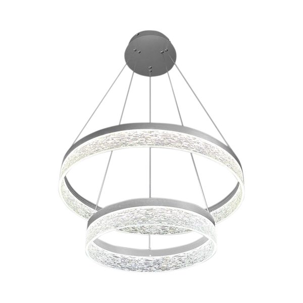 Lampa wisząca GALA SILVER 54W LED ML2243 - Milagro