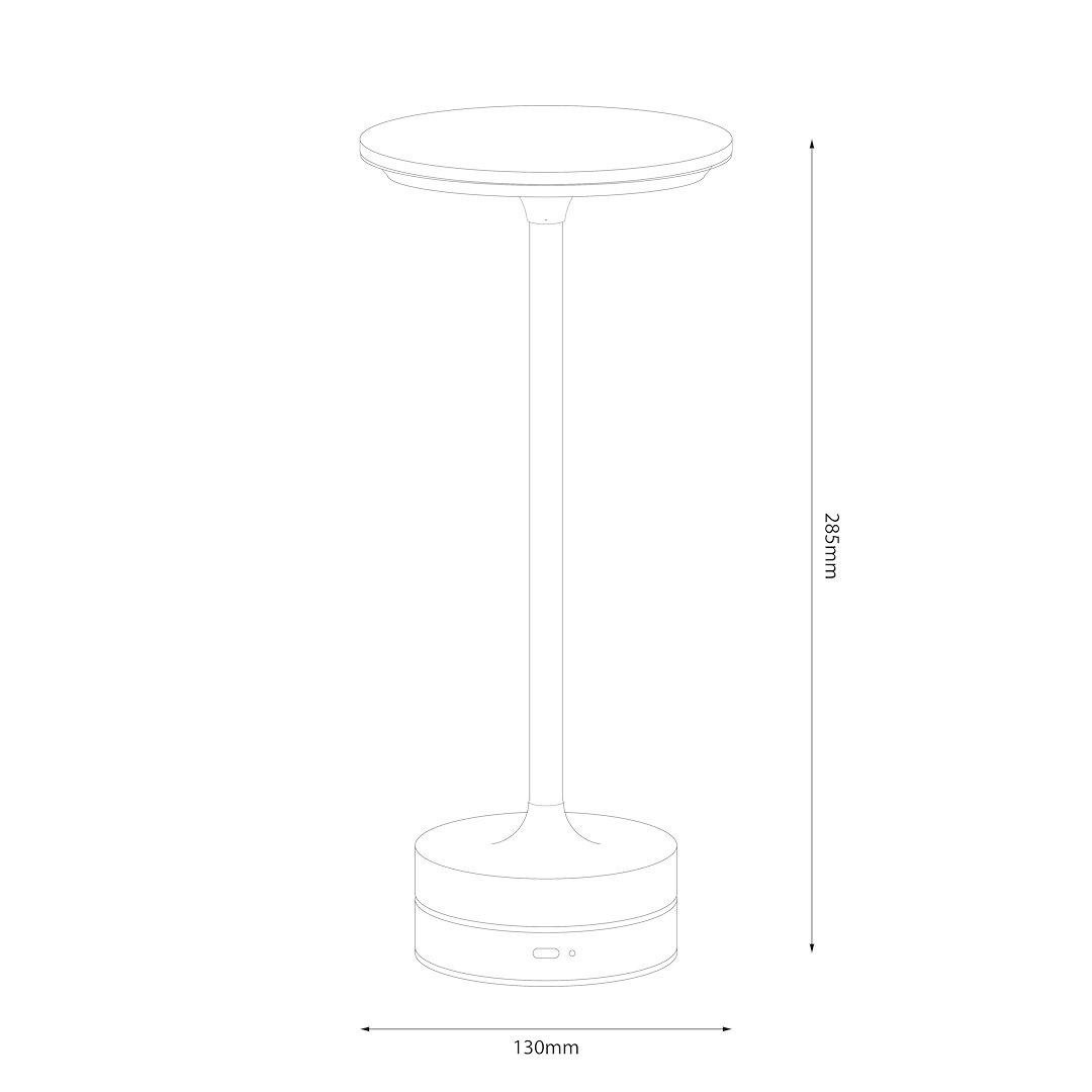Lampka nocna TAVOLO Black ML2269 - Milagro - obrazek 9