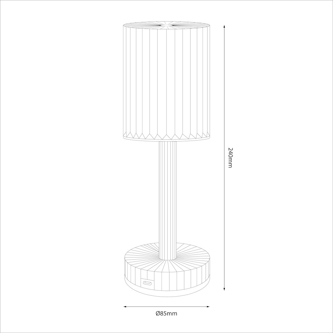 Lampka nocna SIMPLE Clear ML2289 - Milagro - obrazek 5