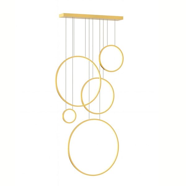 Lampa wisząca Saturno Gold 100W LED mezzanine ML2325 – Milagro