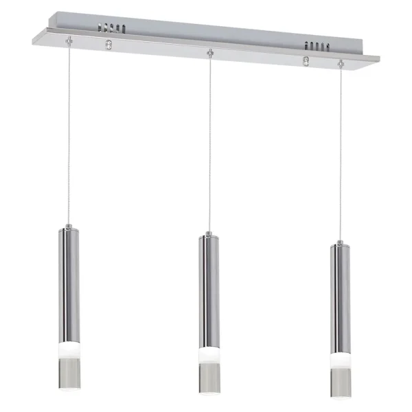 Lampa nad stół wisząca nowoczesna ICE nowoczesna chrom LED ML322 Milagro