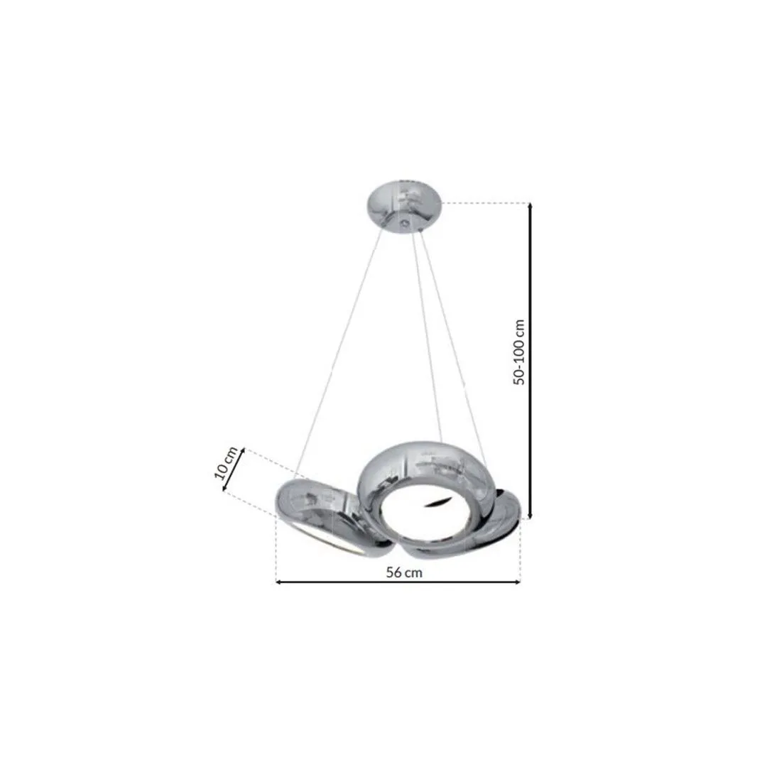 Lampa wisząca RING MERCURIO designerska ML329 Milagro - obrazek 9