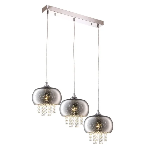 Lampa nad stół stylowa wisząca STARLIGHT kryształ 3XE14 ML3787 Milagro
