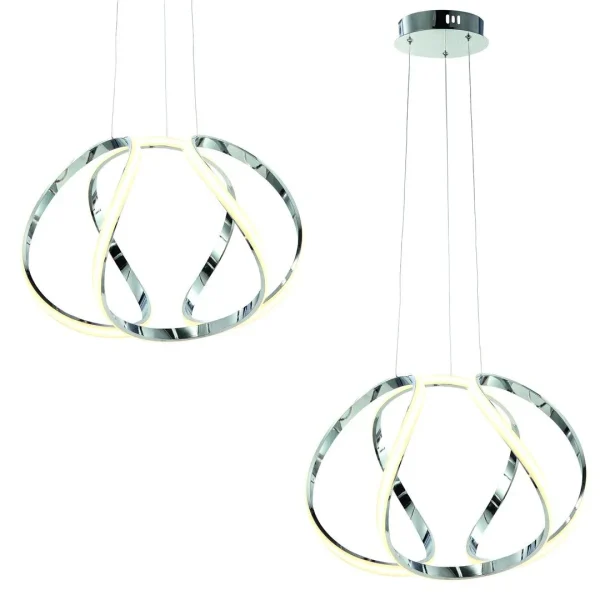 Lampa wisząca GLOBE BLACK 50W LED ML3808 - Milagro