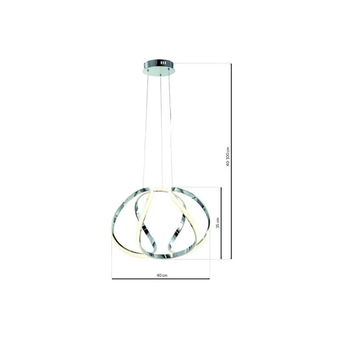 Lampa wisząca GLOBE BLACK 50W LED ML3808 - Milagro - obrazek 9