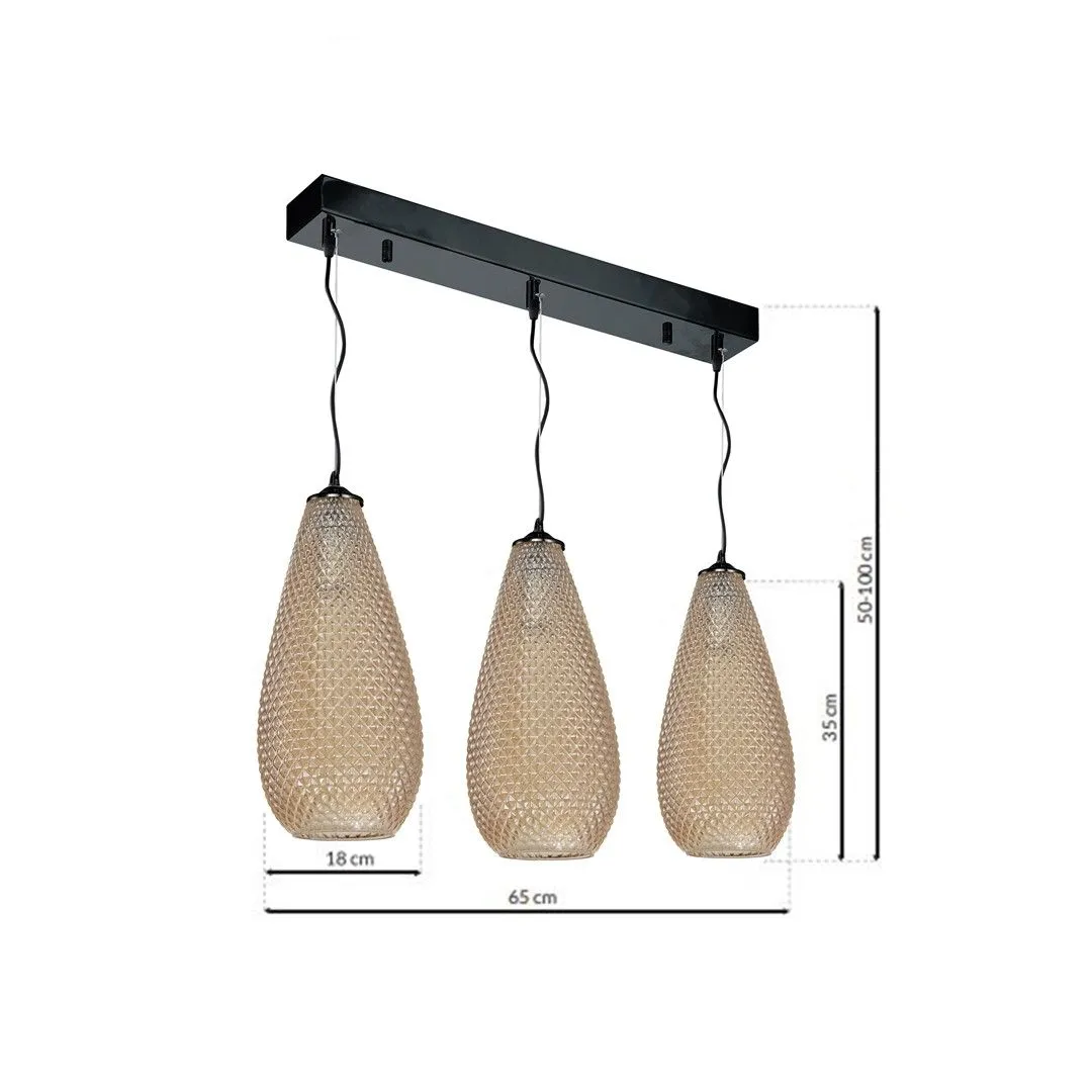 Lampa nad stół wisząca nowoczesna PETRA ML5483 - Milagro - obrazek 9