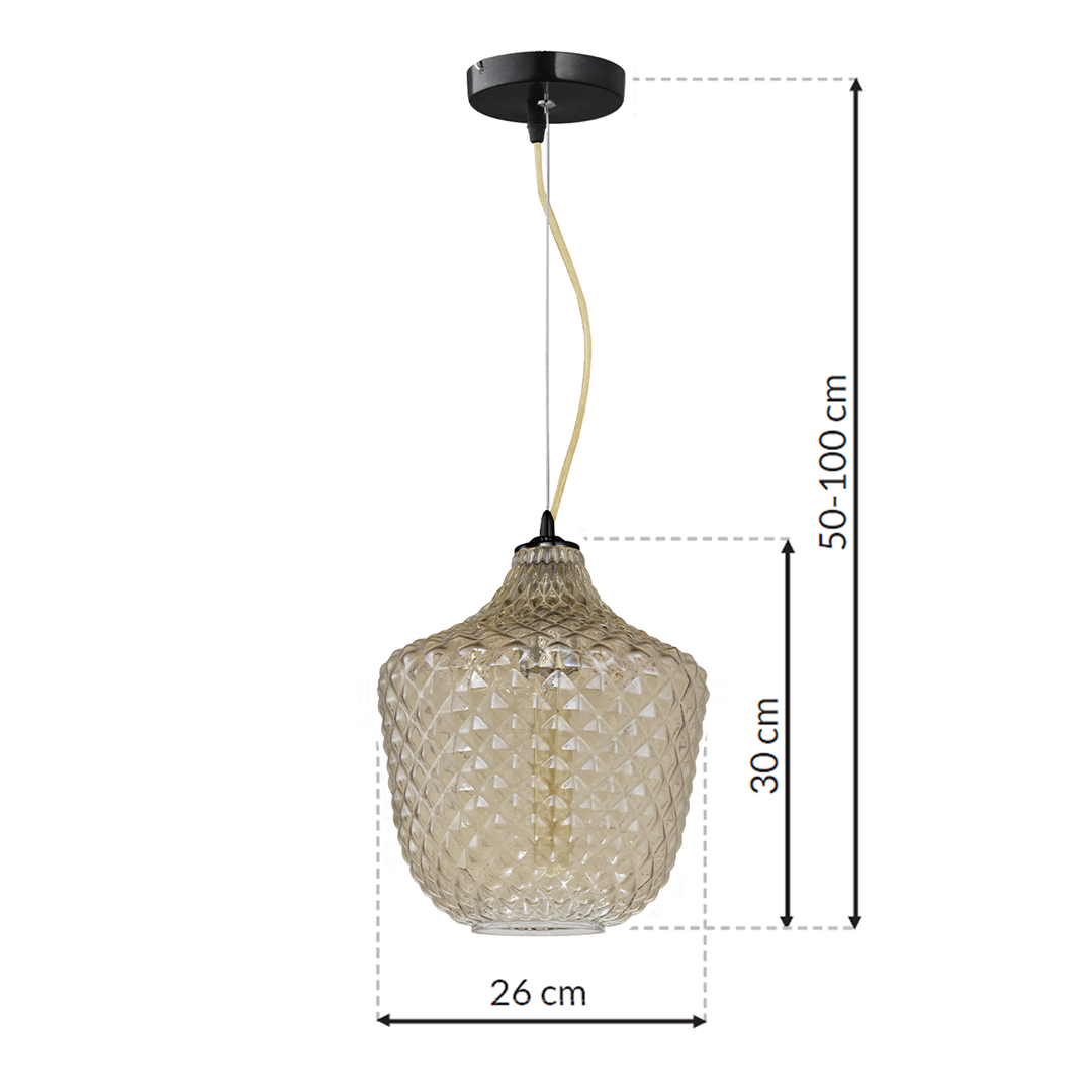 Lampa stylowa wisząca ORLANDO ML5550 - Milagro - obrazek 9