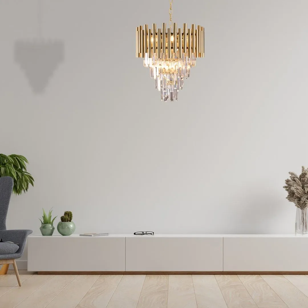 Lampa kryształowa wisząca Madison ML5992 - Milagro - obrazek 8
