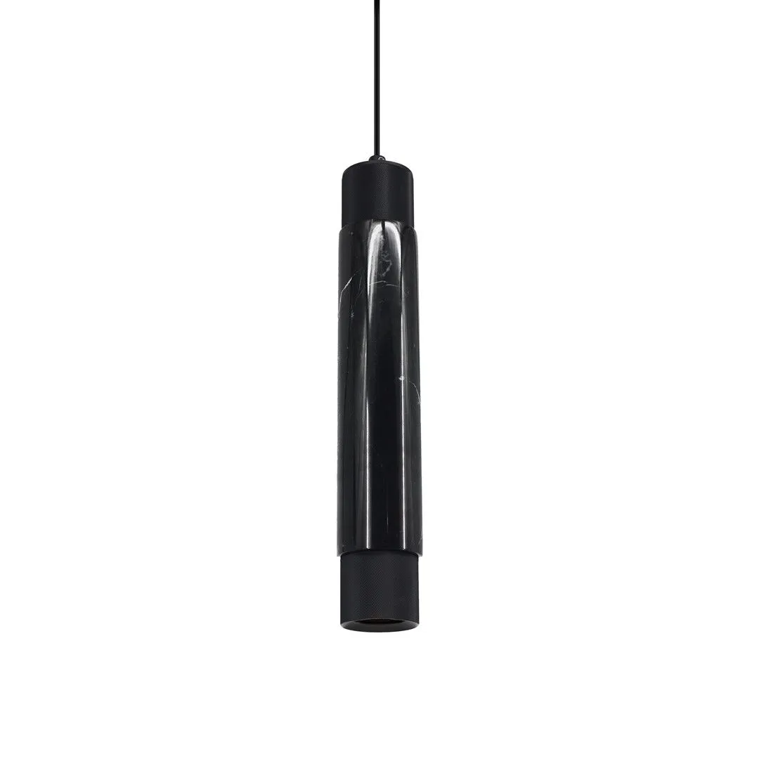 Lampa wisząca nowoczesna MARBLE czarna ML6339 - Milagro - obrazek 3
