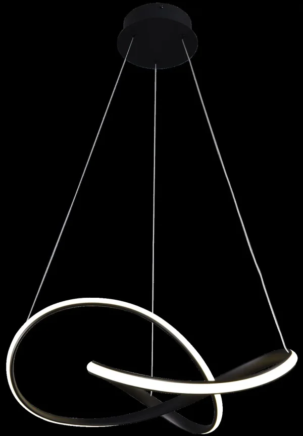 Lampa wisząca RING CAPPIO BLACK ML6771 - Milagro