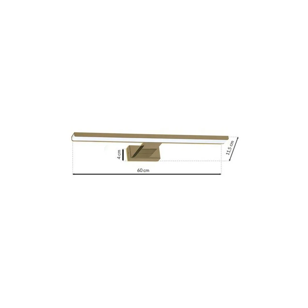 Kinkiet SHINE BRASS 60cm 13,8W LED ML7042- Milagro - obrazek 7