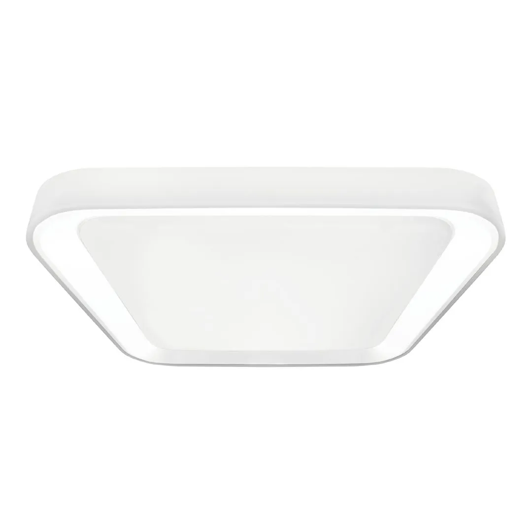 Plafon nowoczesny Lampa na pilota QUADRO WHITE 66W ML7931- Milagro