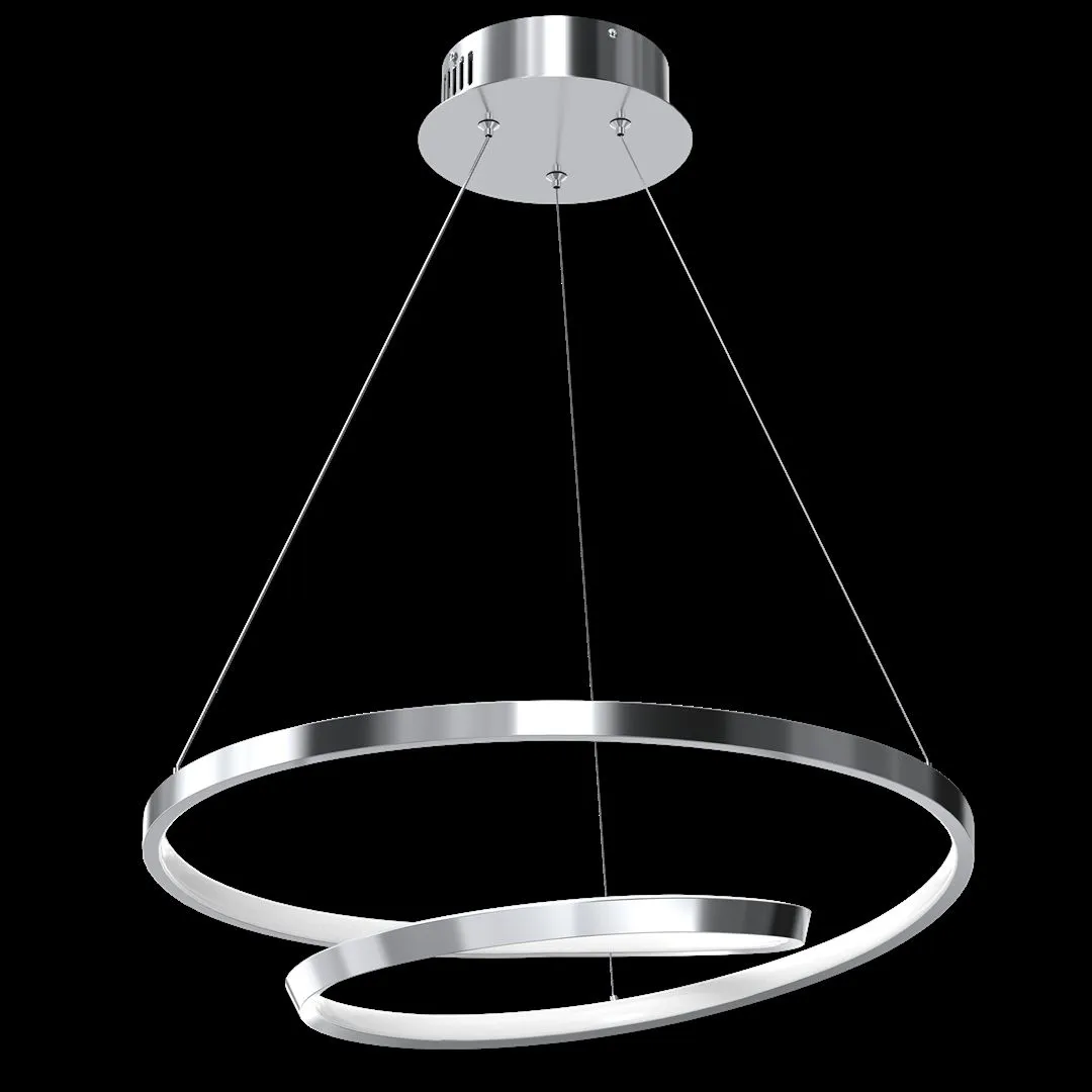 Lampa wisząca RING LUCERO CHROME 48W LED ML7949- Milagro - obrazek 7